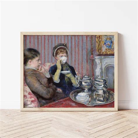 Five O Clock Tea Mary Cassatt Poster Zazzle