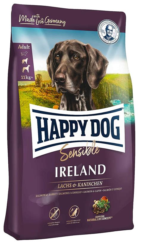 Happy Dog Dry Dog Food Supreme Ireland Salmon And Rabbit Sensitive 125