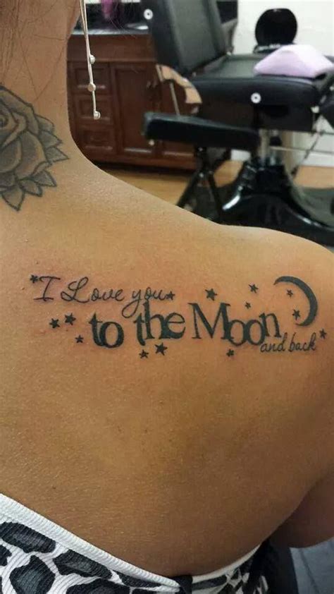 I Love You To The Moon And Back Tattoo By Paco Garcia Back Tattoo