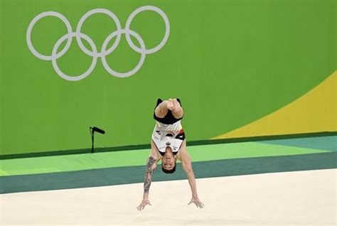 German Gymnast Marcel Nguyen Performs His Editorial Stock Photo Stock