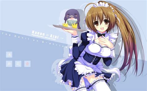 Blush Breasts Cleavage Maid Smile Waitress Image View Gelbooru Free Anime And