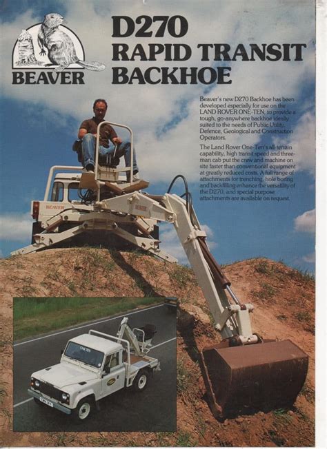 Beaver Backhoe Rapid Transit D270 Brochure