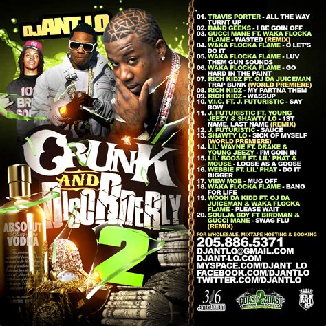 DJ Ant Lo Crunk And Disorderly 2 Buymixtapes Com