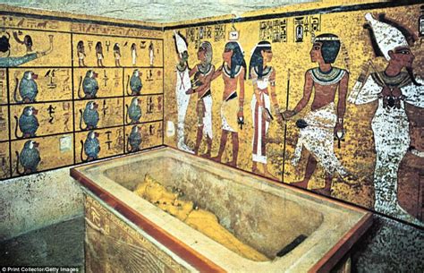 an exact replica of pharaoh tutankhamun tomb created using 3d scanner and lasers