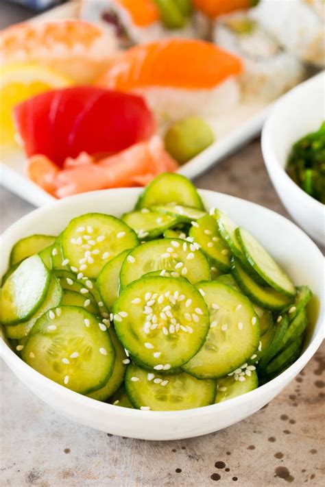 Japanese Cucumber Salad Sunomono Dinner At The Zoo