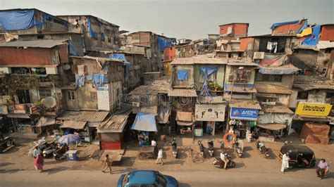 Mumbai India December 17 2018 Dharavi Slums In East Mumbai Bandra