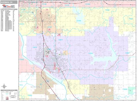 Map Of Zip Codes In Oklahoma Norman Ok Zip Code Map Images And Photos