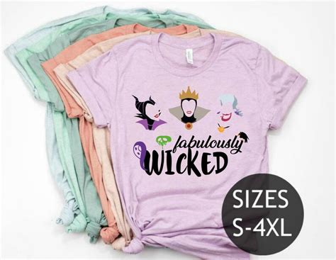 Disney Villains Shirt Perfectly Wicked Shirt Womens Villains Etsy