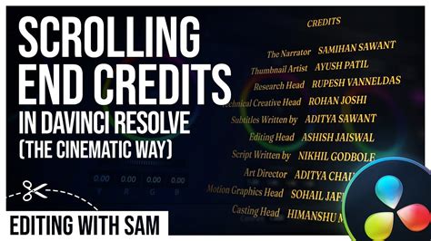 How To Create Smooth Rolling Credits In Davinci Resolve Latest Version