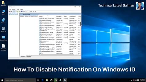 How To Disable Notification On Windows 10 Youtube