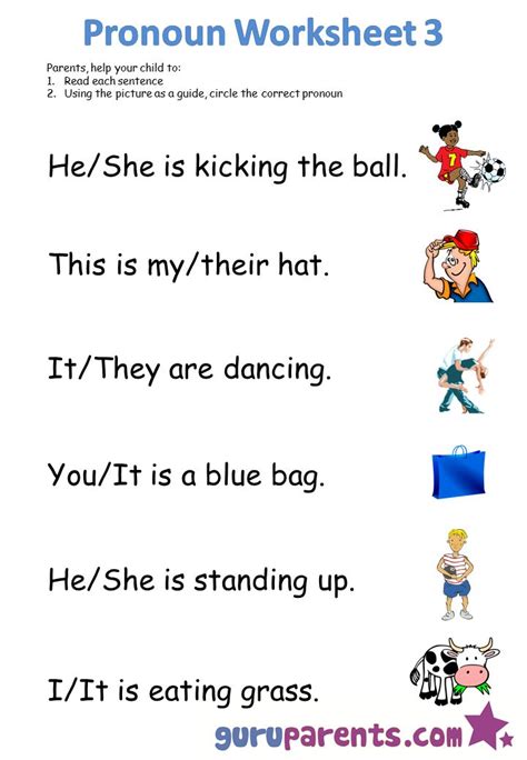 Pronoun worksheet 3 … | farid | Prono…