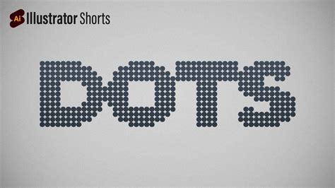 Dotted Text Effect In Illustrator Illustrator Tips And Tricks