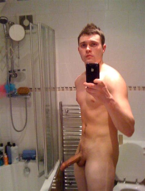 Hot Guy Shows His Erected Penis Nude Men Pictures