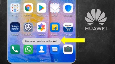 How To Lock Home Screen Layout In Huawei Youtube