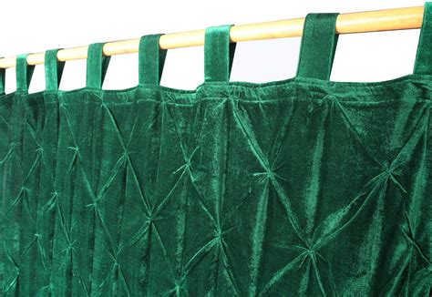 Emerald Green Velvet Curtain Luxury Velvet Curtain Bohemian Etsy