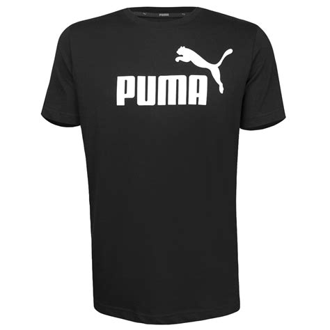 Camiseta Puma Masculina Essentials Tee 851740 01 Pretobranco