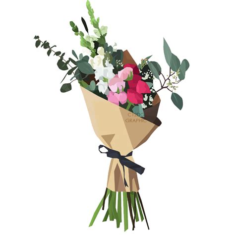 Resources Bouquets Flower Vector Png By C12dg On Deviantart