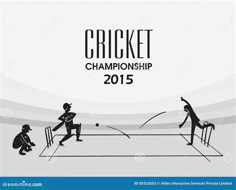 Cricket Sports Concept With Players Stock Illustration Illustration
