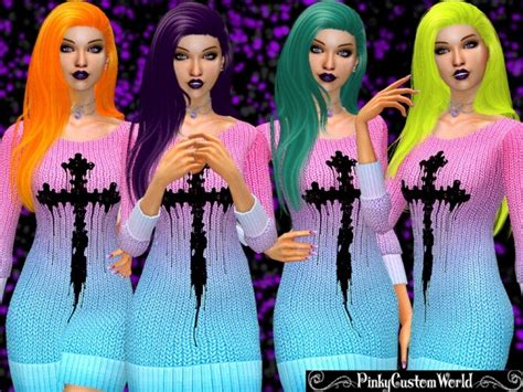 Recolor Of Stealthics Captivated Hair By Pinkycustomworld At Tsr
