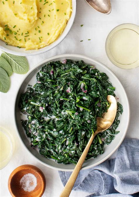 Creamed Spinach Recipe Love And Lemons