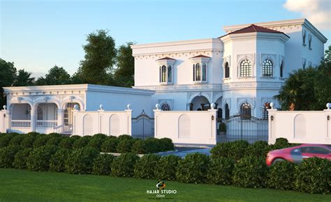 Luxury Classic Villa With Majlis Qatar On Behance