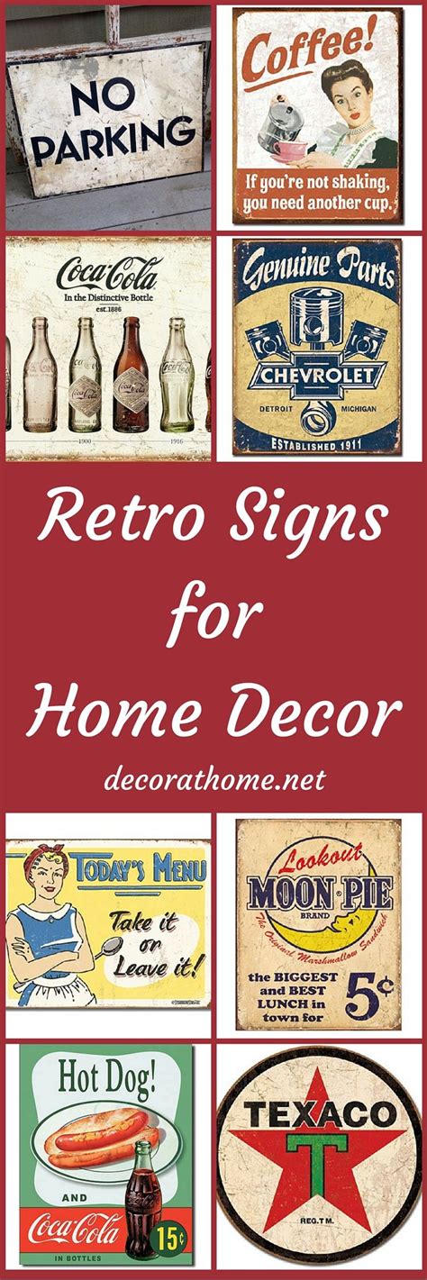 Retro Signs For Home Decor Ideas Vintage Floral Vintage Vintage