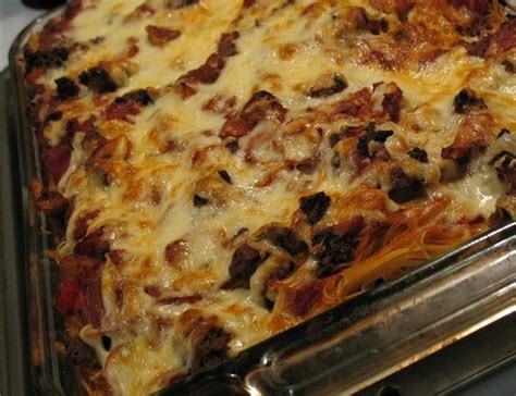 Cheesy chicken and spaghetti casserole. Paula Deen's Baked Beef Stroganoff Casserole | Recipe ...