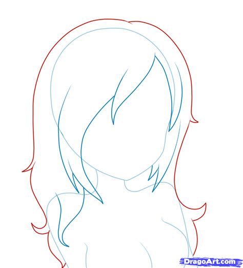 Pin By Thùy Trang Văn Ngọc On Croquis How To Draw Anime Hair Girl