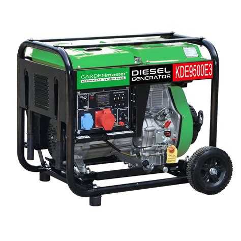 gardenmaster dizel trofazni agregat kde9500e 3 7 5kw 400v 230v ima opciju za automatsko