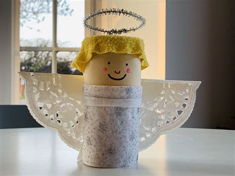 Toilet Roll Angel Christmas Crafts Angel Crafts Church Activity Bag