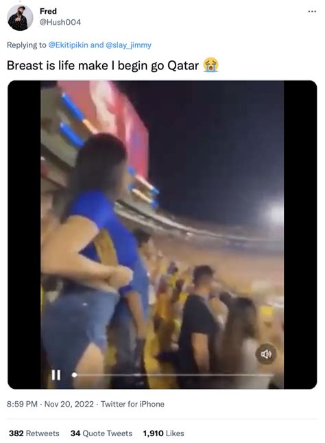 videos of a topless fan were not captured during the 2022 world cup misbar