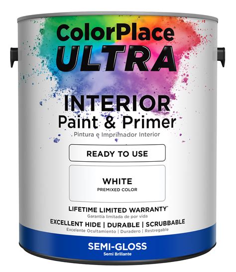 Colorplace Ultra Interior Paint And Primer In One White Walmart