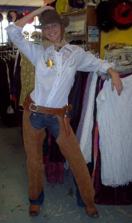 Cowgirl In Chaps Dallas Vintage Clothing And Costume Shop