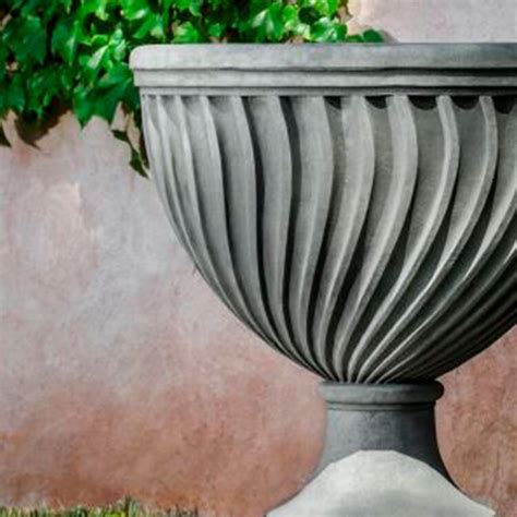 Campania International Inc Quadrille Cast Stone Urn Planter Wayfair