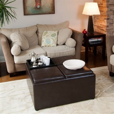 Customer satisfaction is our number one priority. 36 Top Brown Leather Ottoman Coffee Tables