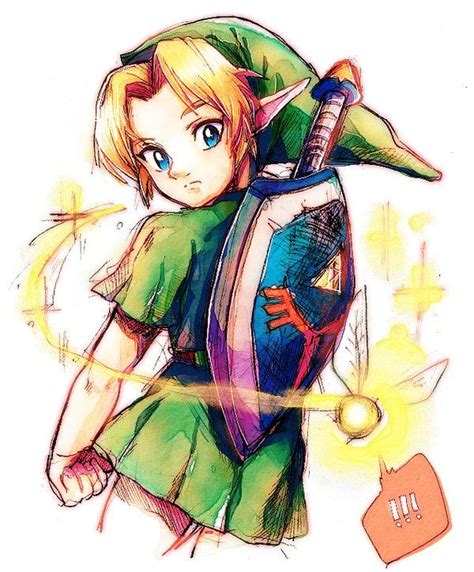 Young Link By えぬ夫 ‏djno114514 Zelda Art Legend Of