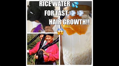 Overnight Rice Water Spray For Fast Thick Hair Growth How To Make Rice Water For Fast Hair