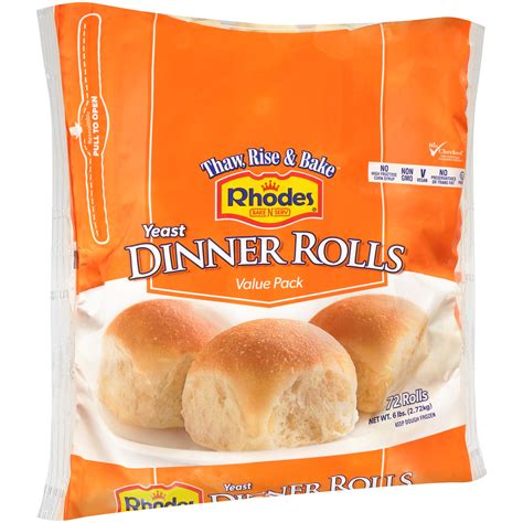 Lnb gf cinnamon raisin bread. Rhodes Bake-N-Serv® Frozen White Dinner Rolls Dough 72 ct ...