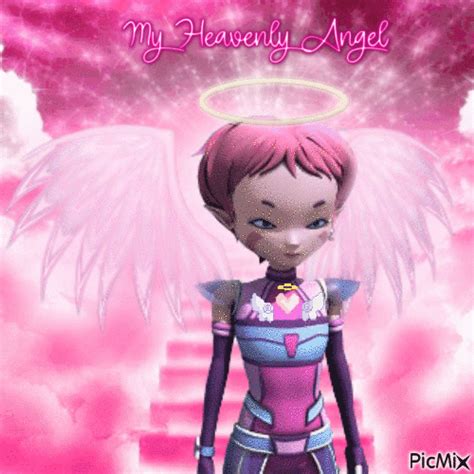 Aelita Pink Angel Of Heaven Code Lyoko Free Animated  Picmix