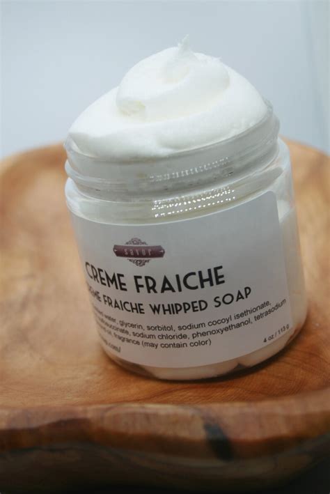 Whipped Soap By Savor Creme Fraiche Custom Scent And Size Etsy
