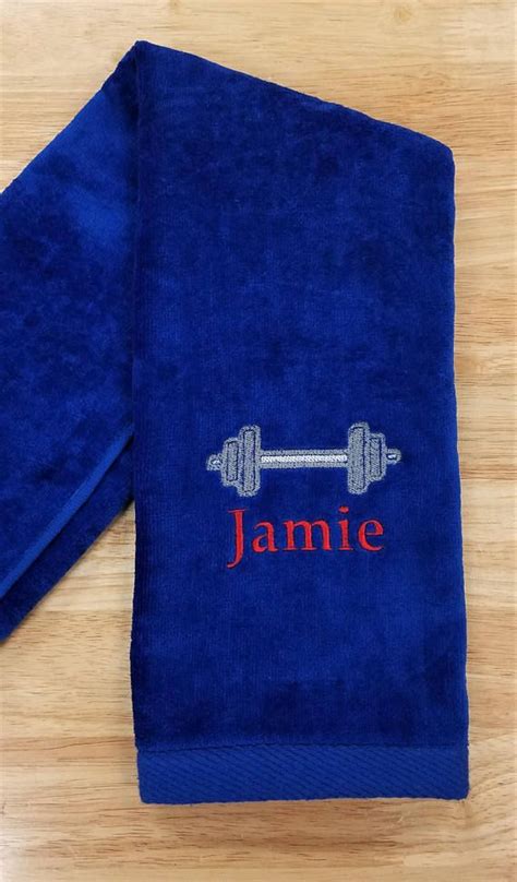 Personalized Sports Towel Gym Towel Exercise Towel Sweat Etsy Gym Towel Sport Towel