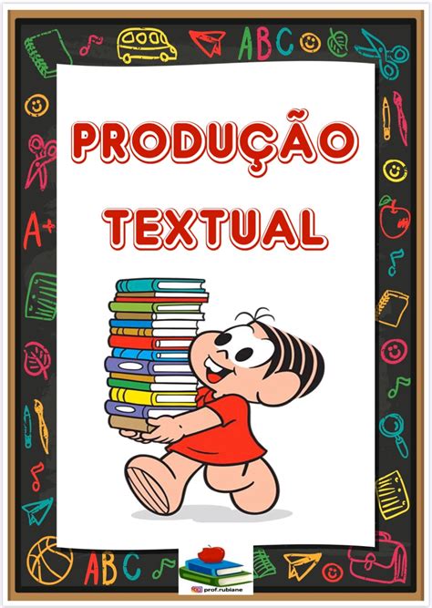 Capa Para Caderno De Produção De Texto Colorida Para Imprimir