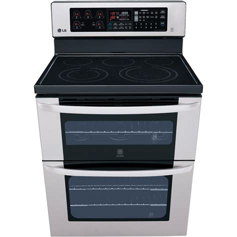 Lg Lde3037st 30 Inch 67 Cu Ft Double Oven Electric Range With