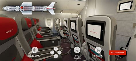 Finding A Seat Made Easy Austrian Airlines Presents 3d Seatmap