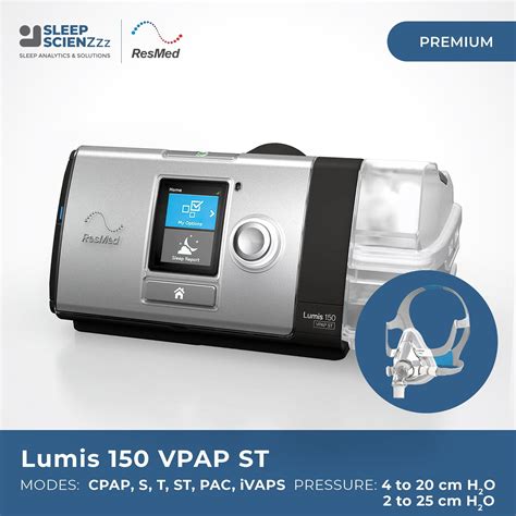 resmed lumis 150 vpap st sleepscienzzz