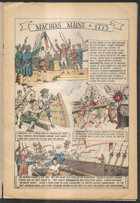 Navy History And Tradition 1772 1778 Comic Book Stokes Walesby 1958