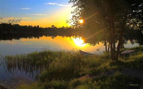 Summer Lake Sunset Wallpapers Top Free Summer Lake Sunset Backgrounds