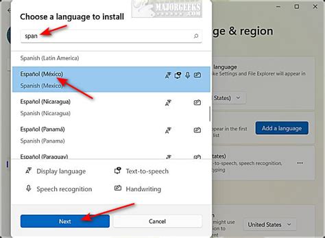 Choose From The Available Options Including Language Pack Text To