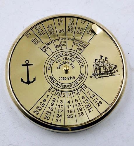 100 Year Perpetual Calendar