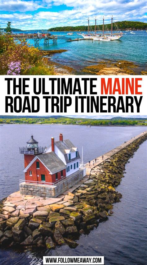 Ultimate Maine Road Trip Itinerary Maine Road Trip Camping In Maine